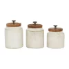 Cheap 🧨 Country Cottage Ceramic Decorative Jars - Set of 3 by Monroe Lane 🎉