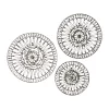 New ✔️ Eclectic Metal Wall Decor - Set of 3 by Monroe Lane 🧨