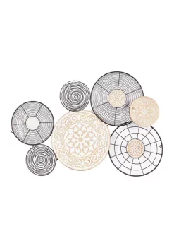 Best Pirce 🎉 Eclectic Metal Wall Decor by Monroe Lane 👏 -Monroe Lane Sales Belk 15312