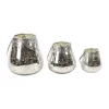 Buy 🔔 Glam Glass Candle Lantern - Set of 3 by Monroe Lane 🛒