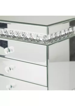 Best deal 🎉 Glam Wood Jewelry Box by Monroe Lane ⌛ -Monroe Lane Sales Belk 1538