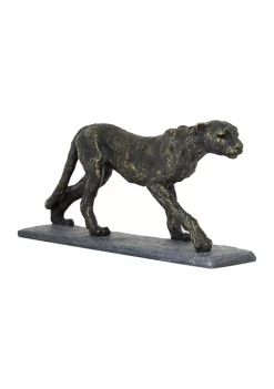 New π Resin Rustic Leopard Sculpture by Monroe Lane βοΈ