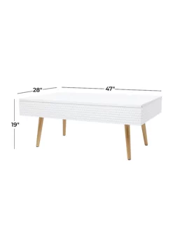 Top 10 🤩 Contemporary Wood Coffee Table by Monroe Lane 👍 -Monroe Lane Sales Belk 15404
