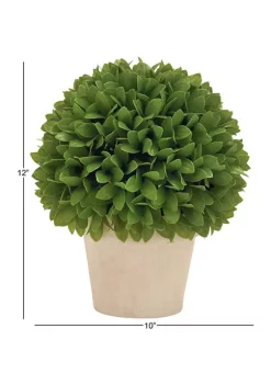 Promo 🧨 Traditional Faux Foliage Artificial Foliage Ball by Monroe Lane 🔥 -Monroe Lane Sales Belk 15458