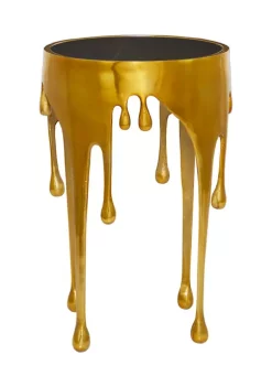 Discount 🥰 Contemporary Aluminum Accent Table by Monroe Lane 🤩 -Monroe Lane Sales Belk 15466