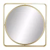 Discount 🌟 Contemporary Metal Wall Mirror by Monroe Lane 😀