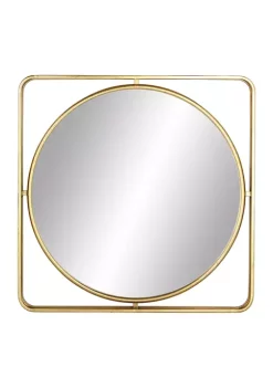 Discount 🌟 Contemporary Metal Wall Mirror by Monroe Lane 😀 -Monroe Lane Sales Belk 15493