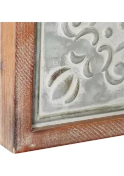 Coupon 🛒 Farmhouse Metal Wall Clock by Monroe Lane ❤️ -Monroe Lane Sales Belk 15496