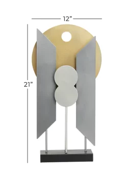 Coupon ✔️ Metal Contemporary Abstract Sculpture by Monroe Lane 🛒 -Monroe Lane Sales Belk 15523