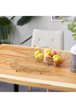 Coupon ✔️ Traditional Metal Tray - Set of 2 by Monroe Lane 😉 -Monroe Lane Sales Belk 15531