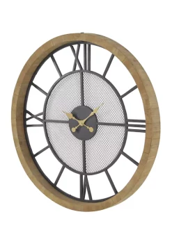 New 🌟 Vintage Wood Wall Clock by Monroe Lane 🥰 -Monroe Lane Sales Belk 15562