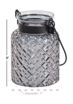Best reviews of 😉 Industrial Glass Candle Lantern by Monroe Lane 🎉 -Monroe Lane Sales Belk 15571