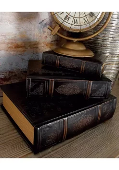 Deals ✔️ Traditional Wood Box - Set of 3 by Monroe Lane 🎉 -Monroe Lane Sales Belk 15577