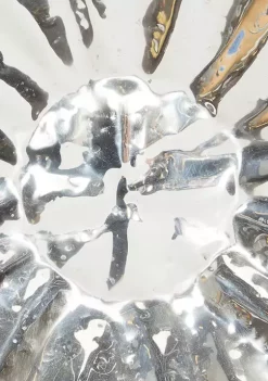 Best Pirce 🎉 Glam Stainless Steel Wall Decor - Set of 3 by Monroe Lane 🌟 -Monroe Lane Sales Belk 15595