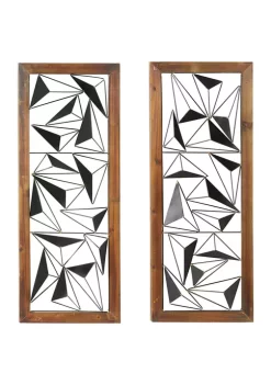 Coupon β Contemporary Metal Wall Decor - Set of 2 by Monroe Lane π€©