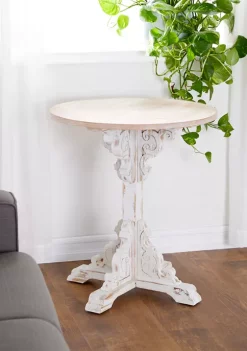 Brand new π€© Farmhouse Wood Accent Table by Monroe Lane π―
