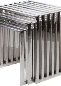 Promo ✨ Modern Stainless Steel Accent Table - Set Of 3 by Monroe Lane 🌟 -Monroe Lane Sales Belk 15638