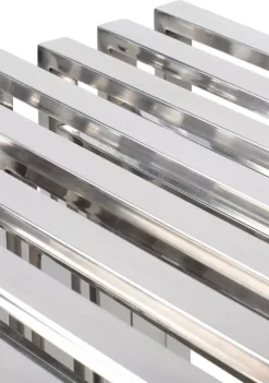 Promo ✨ Modern Stainless Steel Accent Table - Set Of 3 by Monroe Lane 🌟 -Monroe Lane Sales Belk 15639