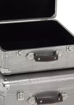 Deals 🤩 Farmhouse Wood Box - Set of 2 by Monroe Lane ⌛ -Monroe Lane Sales Belk 15651