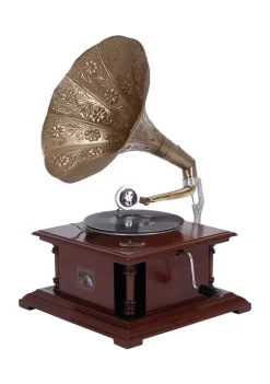 Best deal 🤩 Vintage Wood Gramophone by Monroe Lane 😀