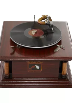 Best deal 🤩 Vintage Wood Gramophone by Monroe Lane 😀 -Monroe Lane Sales Belk 15657