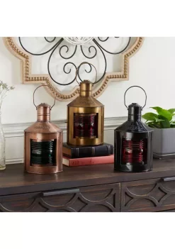 Discount 👏 Iron Rustic Lantern Set of 3 by Monroe Lane 🔔 -Monroe Lane Sales Belk 15665