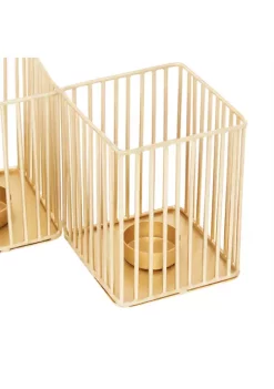 Wholesale 🤩 Iron Modern Candle Holder Set of 3 by Monroe Lane 👏 -Monroe Lane Sales Belk 15712