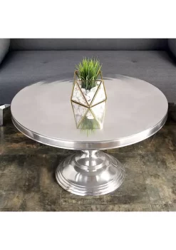 New π Traditional Aluminum Coffee Table by Monroe Lane π