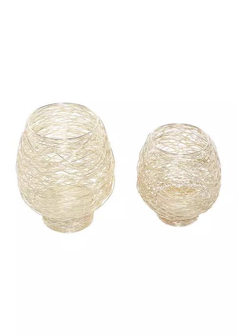 Promo β Contemporary Metal Candle Lantern - Set of 2 by Monroe Lane π 2 Promo β Contemporary Metal Candle Lantern - Set of 2 by Monroe Lane π - Image 2