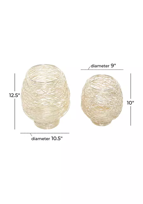 Promo β Contemporary Metal Candle Lantern - Set of 2 by Monroe Lane π 4 Promo β Contemporary Metal Candle Lantern - Set of 2 by Monroe Lane π - Image 4