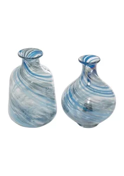 Coupon ✨ Contemporary Glass Vase - Set of 2 by Monroe Lane 😉 -Monroe Lane Sales Belk 1578