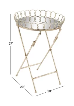 Buy 👏 Traditional Metal Accent Table by Monroe Lane 👍 -Monroe Lane Sales Belk 15793