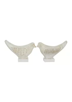 Best deal ⌛ Coastal Ceramic Sculpture - Set of 2 by Monroe Lane 🔔 -Monroe Lane Sales Belk 15805