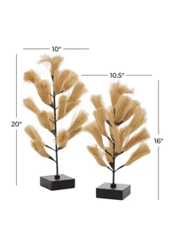 Best Pirce 🧨 Coastal Wood Sculpture - Set of 2 by Monroe Lane 🌟 -Monroe Lane Sales Belk 15830