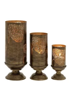 Wholesale 🤩 Eclectic Metal Lantern - Set of 3 by Monroe Lane 🧨
