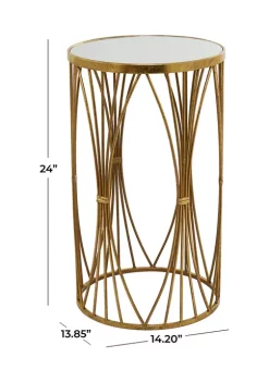 Flash Sale 🧨 Contemporary Metal Accent Table by Monroe Lane 🔔 -Monroe Lane Sales Belk 15841