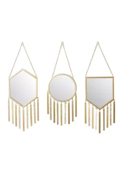 Deals π₯° Iron Farmhouse Wall Mirror - Set of 3 by Monroe Lane π