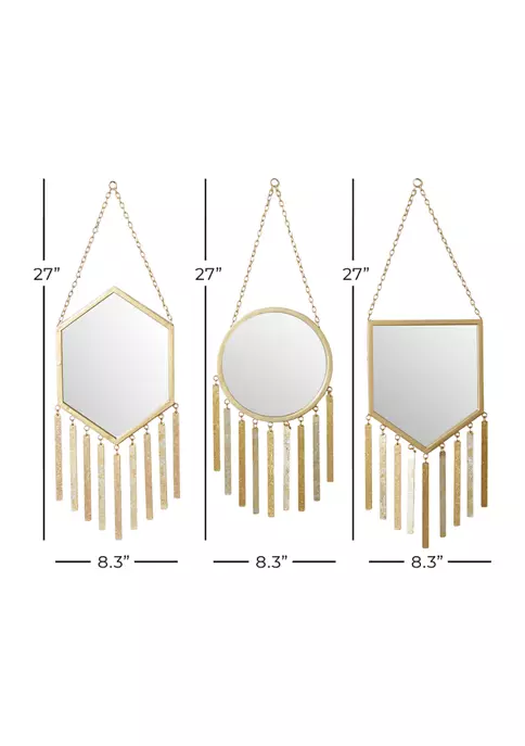 Deals π₯° Iron Farmhouse Wall Mirror - Set of 3 by Monroe Lane π 5 Deals π₯° Iron Farmhouse Wall Mirror - Set of 3 by Monroe Lane π - Image 5