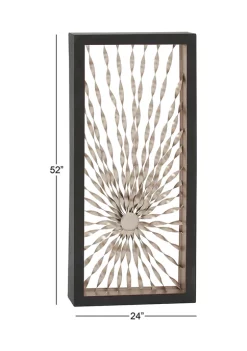 Outlet 🧨 Contemporary Metal Wall Decor by Monroe Lane 🎉 -Monroe Lane Sales Belk 1589