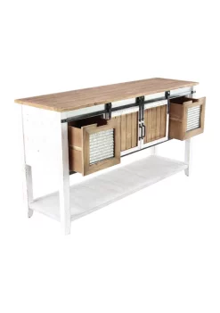 Best deal 🤩 Farmhouse Wood Console Table by Monroe Lane 🎁 -Monroe Lane Sales Belk 15931