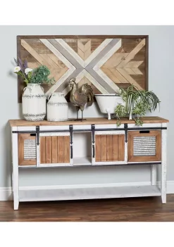 Best deal 🤩 Farmhouse Wood Console Table by Monroe Lane 🎁 -Monroe Lane Sales Belk 15934