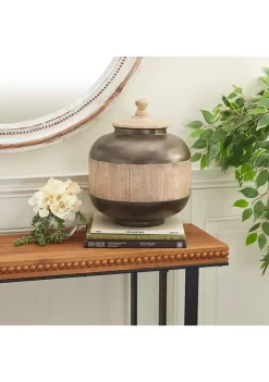 Wholesale 🔥 Rustic Metal Decorative Jars by Monroe Lane ❤️ -Monroe Lane Sales Belk 15944