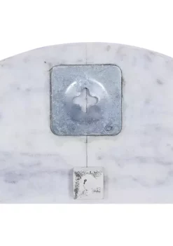 Cheap ⭐ Contemporary Marble Wall Clock by Monroe Lane ✔️ -Monroe Lane Sales Belk 15952