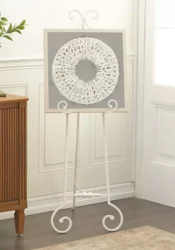 Best Pirce 👏 Country Cottage Metal Easel by Monroe Lane ✔️