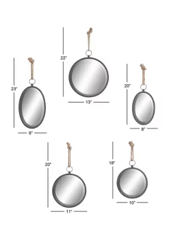 Brand new 🥰 Glam Metal Wall Mirror - Set of 5 by Monroe Lane 😉 -Monroe Lane Sales Belk 15983