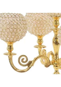 Buy 🛒 Glam Aluminum Candelabra by Monroe Lane 🌟 -Monroe Lane Sales Belk 16064