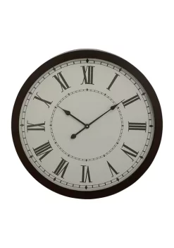 Best Sale 🔔 Traditional Metal Wall Clock by Monroe Lane 🌟 -Monroe Lane Sales Belk 16079