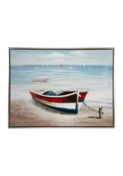Top 10 🥰 Coastal Canvas Framed Wall Art by Monroe Lane ⭐ -Monroe Lane Sales Belk 16114