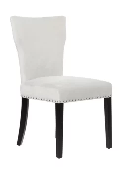 New ⭐ Contemporary Wood Dining Chair - Set of 2 by Monroe Lane ⌛