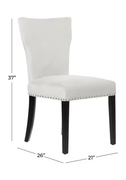 New ⭐ Contemporary Wood Dining Chair - Set of 2 by Monroe Lane ⌛ -Monroe Lane Sales Belk 16211